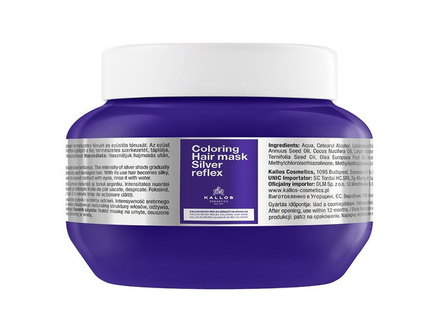 Kallos Silver Reflex Színező hajpakolás 275 ml