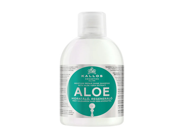KJMN Hidratáló, Regeneráló Fény Hajsampon Aloe Vera kivonattal 1000 ml