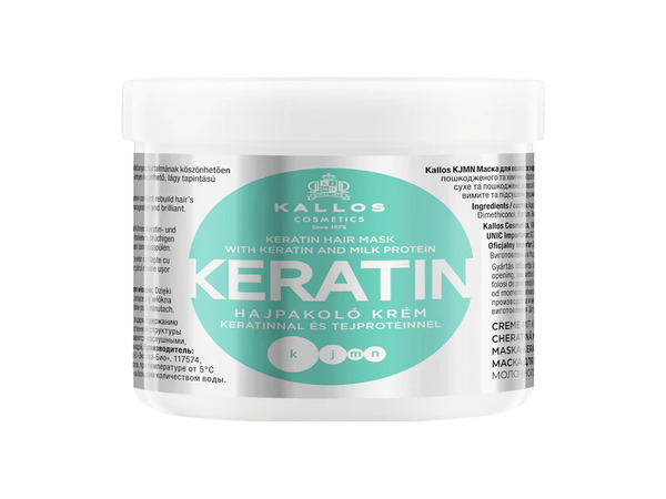 KJMN Keratin Hajpakoló Krém keratinnal és tejproteinnel 500 ml